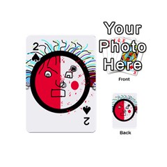 Angry Transparent Face Playing Cards 54 (mini) 