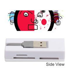 Angry Transparent Face Memory Card Reader (stick) 