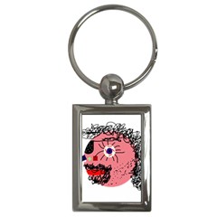 Abstract Face Key Chains (rectangle)  by Valentinaart