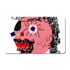 Abstract Face Magnet (rectangular)