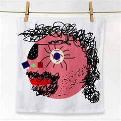 Abstract Face Face Towel