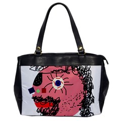 Abstract Face Office Handbags