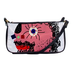 Abstract Face Shoulder Clutch Bags