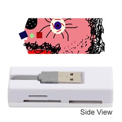 Abstract Face Memory Card Reader (stick) 