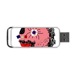 Abstract Face Portable Usb Flash (one Side)