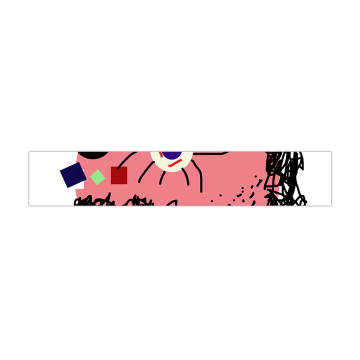 Abstract face Flano Scarf (Mini)