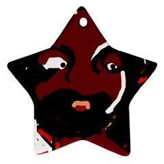 Abstract Face  Ornament (star) 