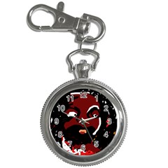 Abstract Face  Key Chain Watches