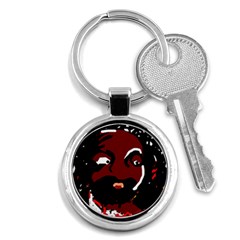 Abstract Face  Key Chains (round) 