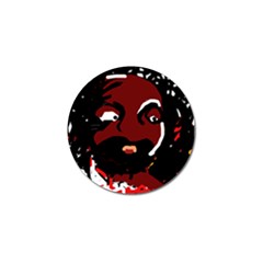 Abstract Face  Golf Ball Marker