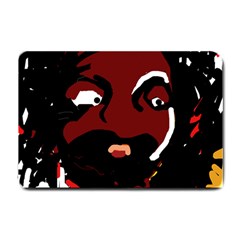 Abstract Face  Small Doormat 