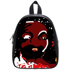 Abstract Face  School Bags (small)  by Valentinaart