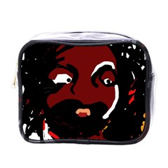 Abstract Face  Mini Toiletries Bags