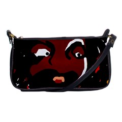 Abstract Face  Shoulder Clutch Bags