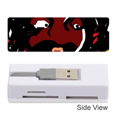 Abstract Face  Memory Card Reader (stick) 