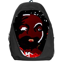 Abstract Face  Backpack Bag