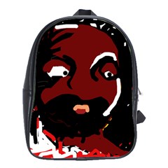 Abstract Face  School Bags (xl) 