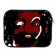 Abstract Face  Apple Ipad 2/3/4 Zipper Cases by Valentinaart