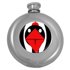 Duck Round Hip Flask (5 Oz) by Valentinaart