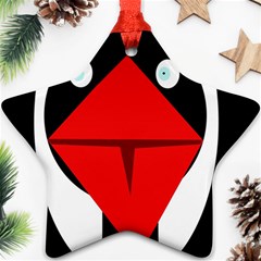 Duck Star Ornament (two Sides) 