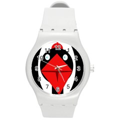 Duck Round Plastic Sport Watch (m)