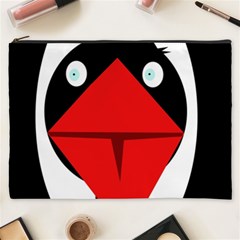 Duck Cosmetic Bag (xxxl)  by Valentinaart