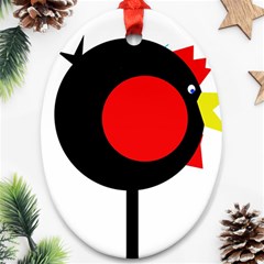 Fat Chicken Ornament (oval) 