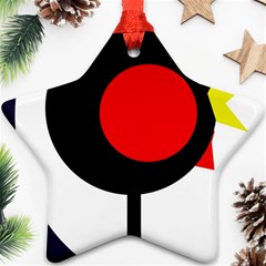 Fat Chicken Ornament (star) 