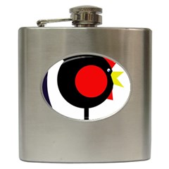 Fat Chicken Hip Flask (6 Oz) by Valentinaart