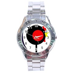 Fat Chicken Stainless Steel Analogue Watch by Valentinaart