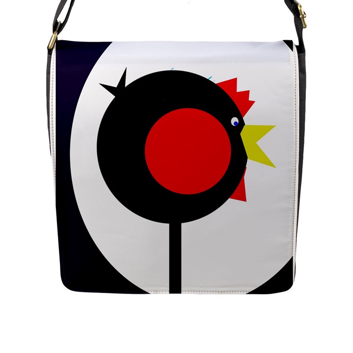 Fat chicken Flap Messenger Bag (L) 