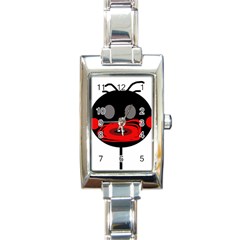 Face Rectangle Italian Charm Watch