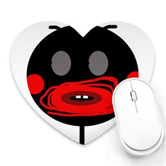 Face Heart Mousepads