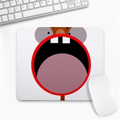 Funny Face Large Mousepads