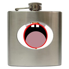 Funny Face Hip Flask (6 Oz)