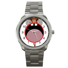 Funny Face Sport Metal Watch