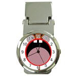 Funny face Money Clip Watches Front