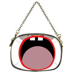 Funny Face Chain Purses (one Side)  by Valentinaart