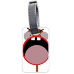 Funny face Luggage Tags (Two Sides) Front