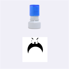 Funny Face Rubber Round Stamps (small)