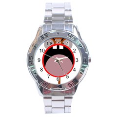 Funny Face Stainless Steel Analogue Watch