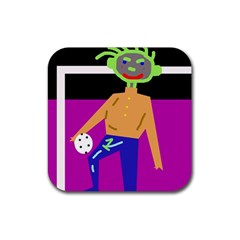 Goalkeeper Rubber Coaster (square) 