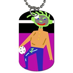 Goalkeeper Dog Tag (one Side)