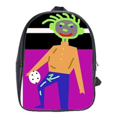 Goalkeeper School Bags(large)  by Valentinaart