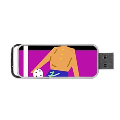 Goalkeeper Portable Usb Flash (one Side)