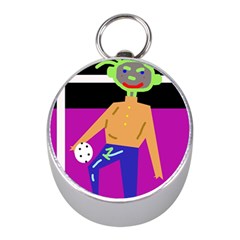 Goalkeeper Mini Silver Compasses