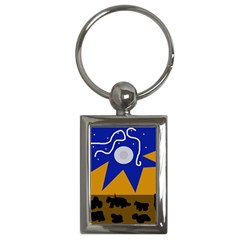 Decorative Abstraction Key Chains (rectangle) 