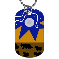 Decorative Abstraction Dog Tag (two Sides)