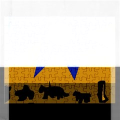 Decorative Abstraction Rectangular Jigsaw Puzzl