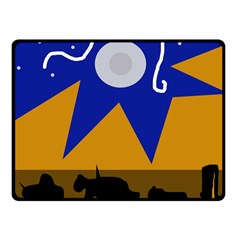 Decorative Abstraction Fleece Blanket (small)